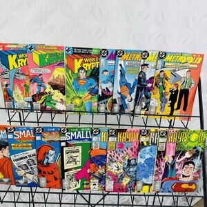 Superman World Of Krypton 1979 1-3 1987 1-4 & Metropolis‎ 1-4 Smallville 1-4 Lot